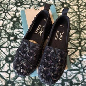 Brand New Toms Youth Alpargata Black Cats 🐈‍⬛
